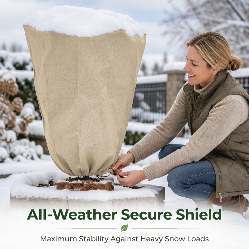 Protect Plants Instantly! No-Tear Thermal Freeze Cover
