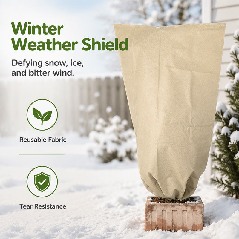 Protect Plants Instantly! No-Tear Thermal Freeze Cover