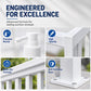 Refresh Railings Instantly! No-Drip White Anti-Rust Touch-Up Spray