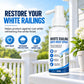 Refresh Railings Instantly! No-Drip White Anti-Rust Touch-Up Spray