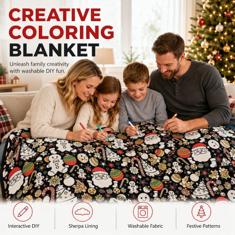 Color & Cuddle Instantly! No-Bleed DIY Fleece Blanket