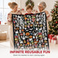 Color & Cuddle Instantly! No-Bleed DIY Fleece Blanket