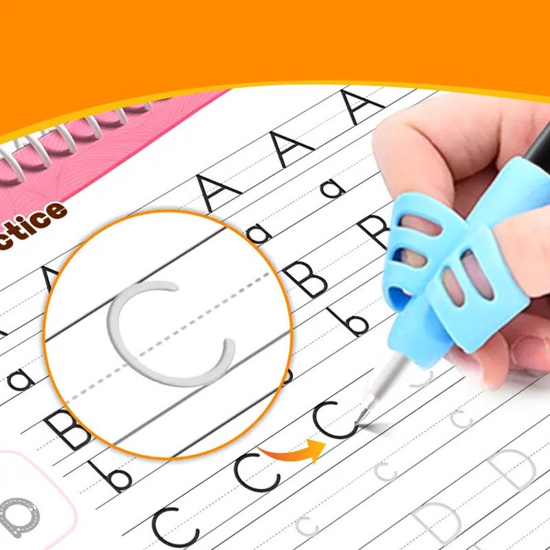 Master Writing Instantly! No-Guess Grooved Copybook Set