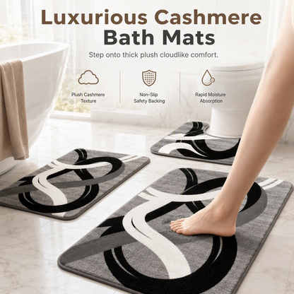 Step Into Luxury Instantly! No-Slip Cloud-Soft Bath Mat