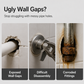Cover Pipe Gaps Instantly! No-Tool Magnetic Split Ring