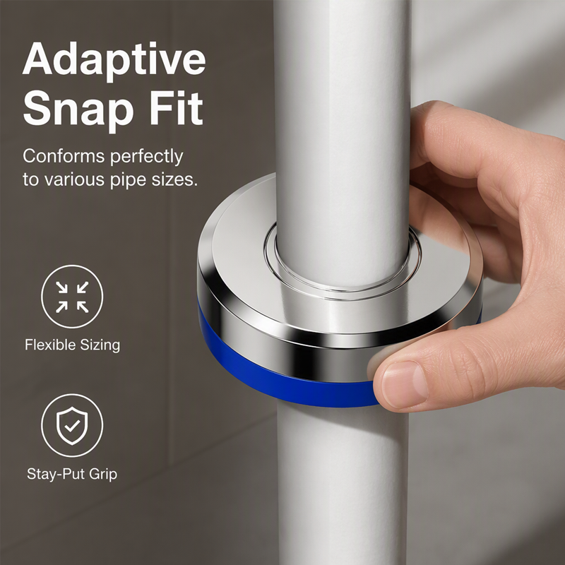 Cover Pipe Gaps Instantly! No-Tool Magnetic Split Ring