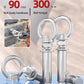 Anchor Anything Instantly! No-Rust 6-Size Expansion Eye Bolt Set