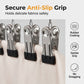 Hang 10 Items Instantly! No-Slip Wooden Multi-Clip Organizer