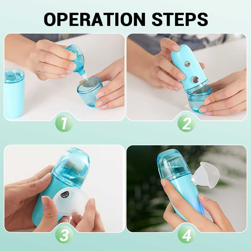 Refresh Eyes Instantly! No-Leak Portable Nano Mist Sprayer