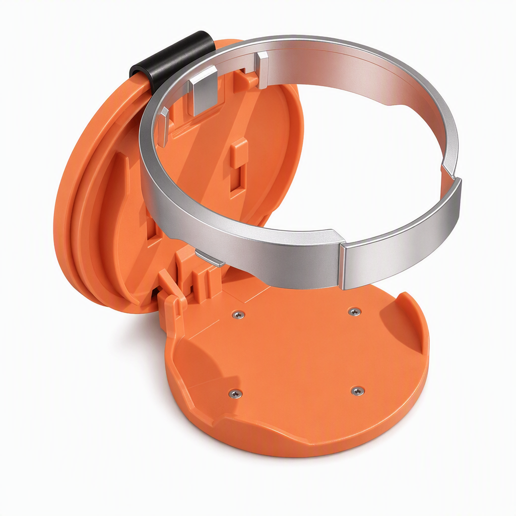 Add Storage Instantly! No-Drill Fold-Flat Car Cup Holder