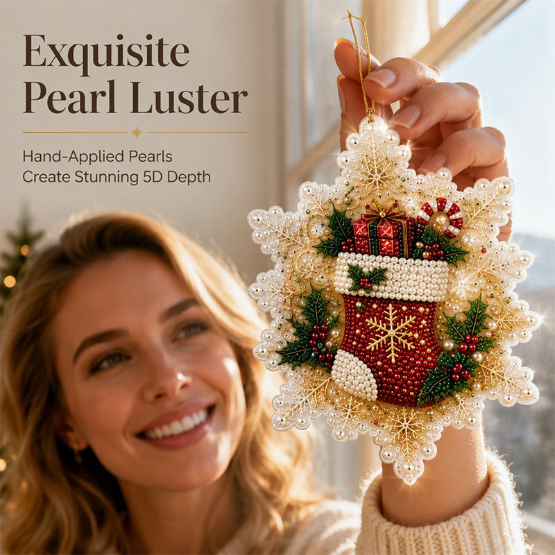 Craft Sparkling Decor Instantly! No-Mess 5D Pearl Ornament Kit