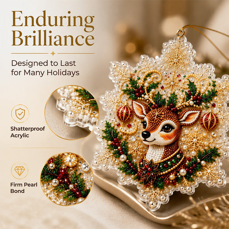 Craft Sparkling Decor Instantly! No-Mess 5D Pearl Ornament Kit