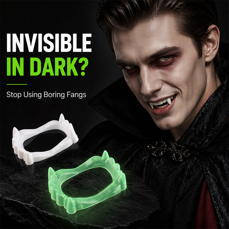 Glow Spooky Instantly! No-Fuss Luminous Vampire Fangs