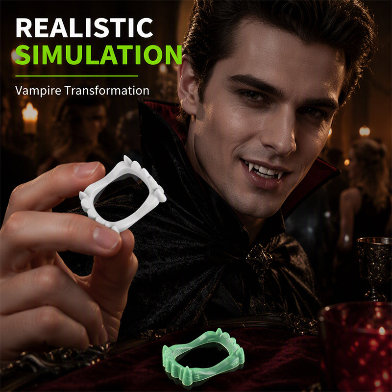 Glow Spooky Instantly! No-Fuss Luminous Vampire Fangs