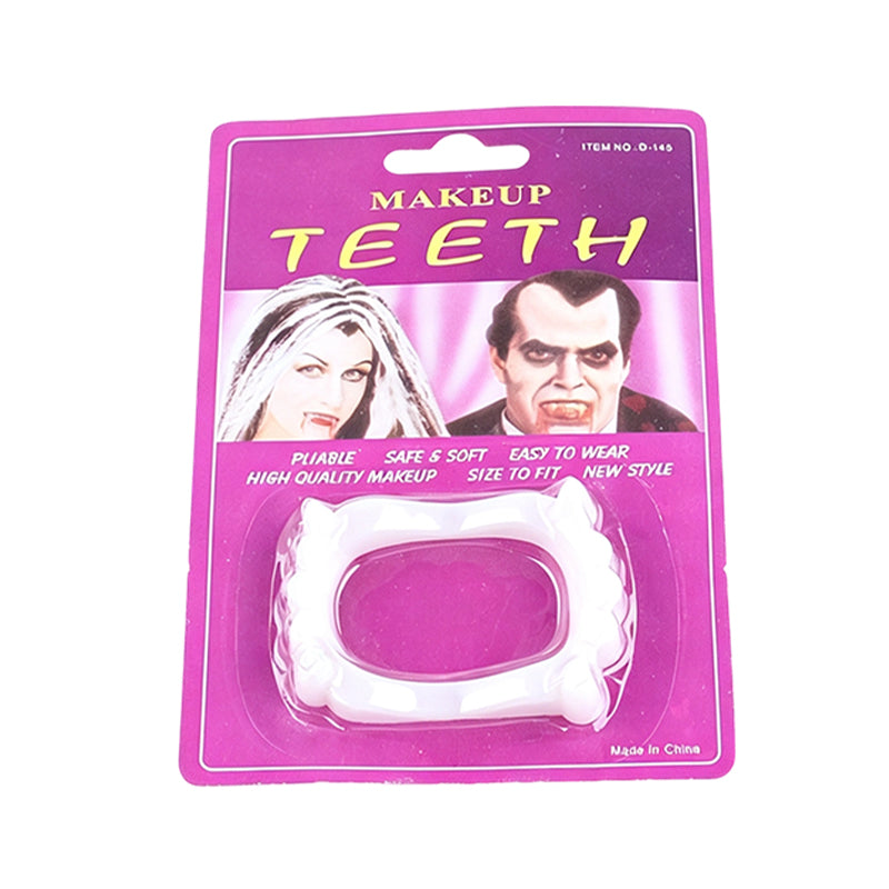 Glow Spooky Instantly! No-Fuss Luminous Vampire Fangs
