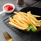 Cut Fries Instantly! No-Mess 4-Blade Container Fry Cutter