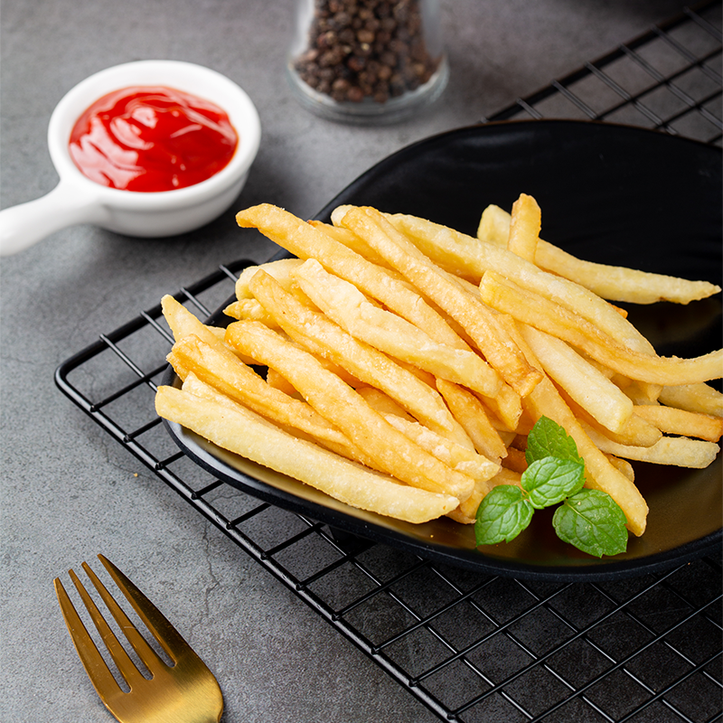 Cut Fries Instantly! No-Mess 4-Blade Container Fry Cutter