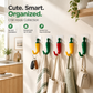 🌶️ Cute Chili-Shaped No-Drill Wall Hooks