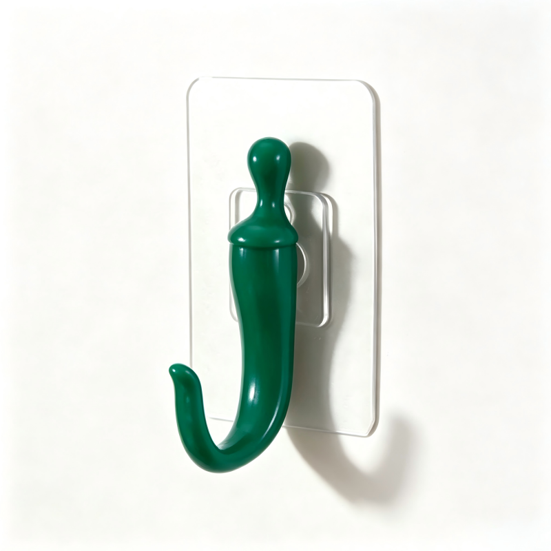 🌶️ Cute Chili-Shaped No-Drill Wall Hooks