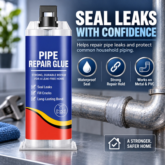 Stop Pipe Leaks Instantly! No-Drip Waterproof Epoxy Putty