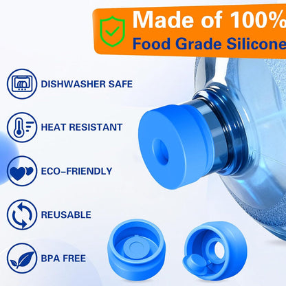 Seal Any Bottle Instantly! No-Leak Reusable Silicone Water Cap