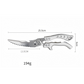 Cut Any Bone Instantly! No-Slip Multi-Function Kitchen Shears