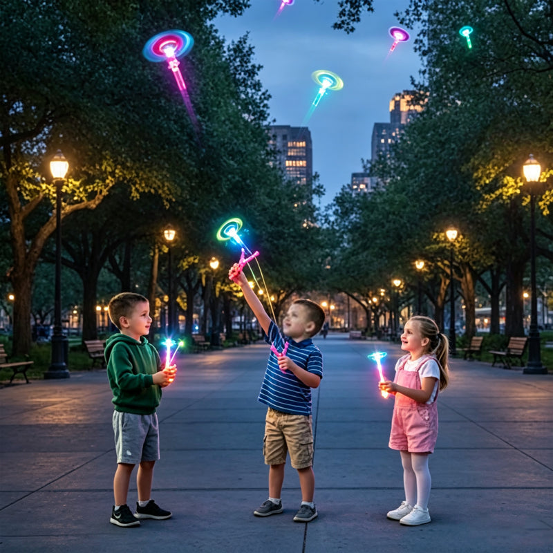 Light Up the Sky Instantly! No-Dark LED Slingshot