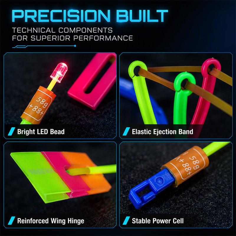 Light Up the Sky Instantly! No-Dark LED Slingshot