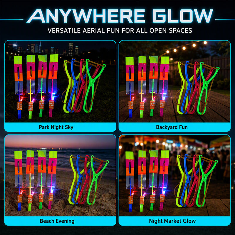 Light Up the Sky Instantly! No-Dark LED Slingshot