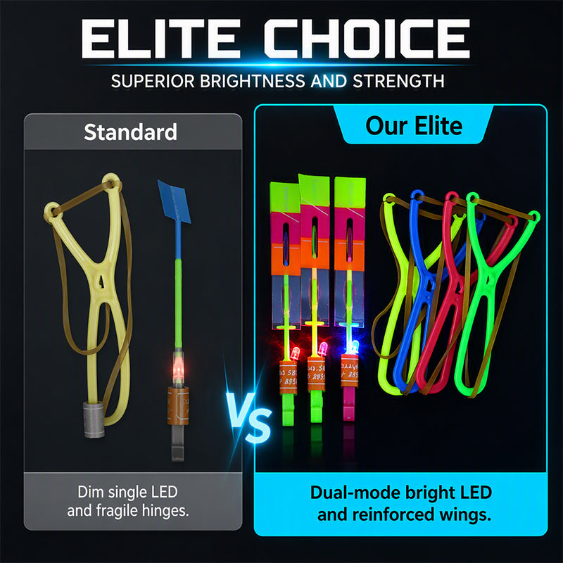 Light Up the Sky Instantly! No-Dark LED Slingshot