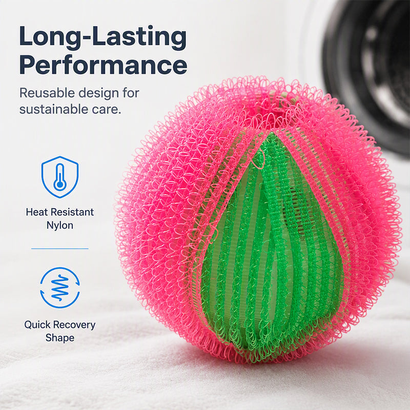 Reusable Nylon Laundry Lint Hair Catcher Balls