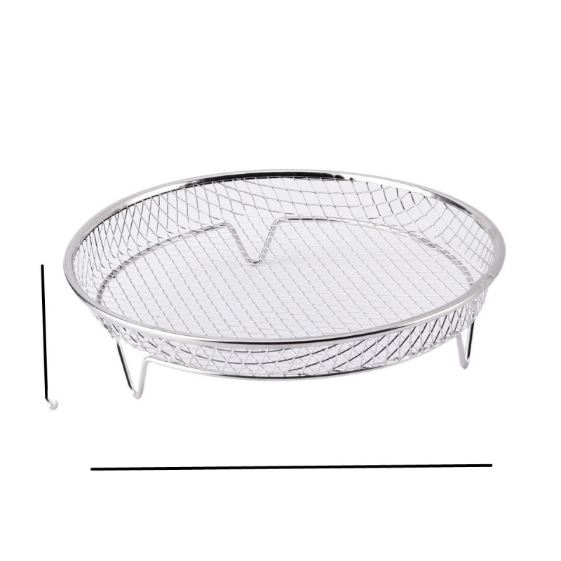 Cook 3 Layers Instantly! Stackable Stainless Steel Air Fryer Rack