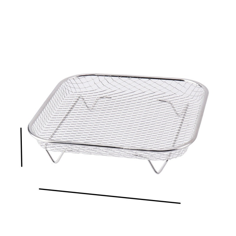 Cook 3 Layers Instantly! Stackable Stainless Steel Air Fryer Rack