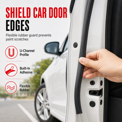 Guard Door Edges Instantly! No-Chip Flexible Car Protector