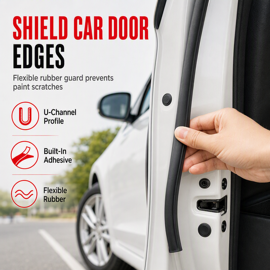Guard Door Edges Instantly! No-Chip Flexible Car Protector
