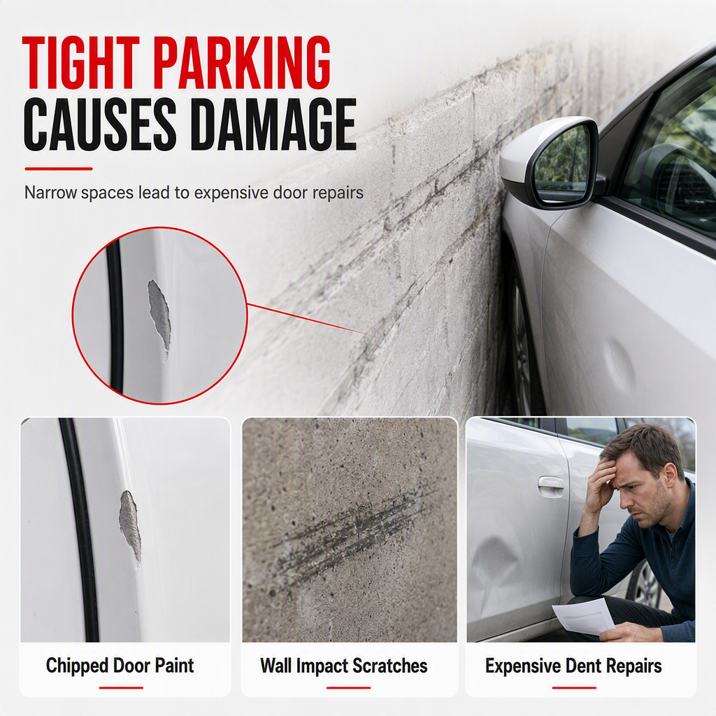 Guard Door Edges Instantly! No-Chip Flexible Car Protector