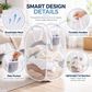 Organize Laundry Instantly! No-Clutter Collapsible Mesh Hamper