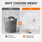 Organize Laundry Instantly! No-Clutter Collapsible Mesh Hamper