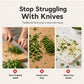 Snip Any Herb Instantly! No-Repeat 5-Blade Kitchen Shears