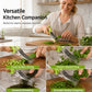 Snip Any Herb Instantly! No-Repeat 5-Blade Kitchen Shears