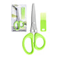 Snip Any Herb Instantly! No-Repeat 5-Blade Kitchen Shears