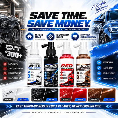 Cover Car Scratches Instantly! No-Mess Touch-Up Spray