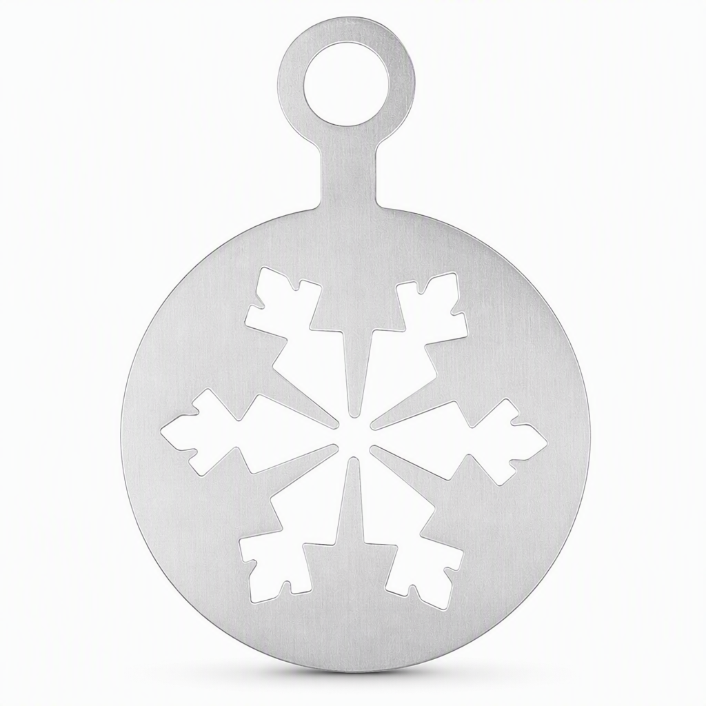 Create Coffee Art Instantly! Stainless Steel Latte Stencil Template
