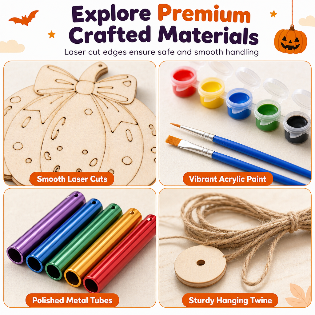 Craft Your Own Pumpkin Instantly! No-Fuss Wood DIY Kit