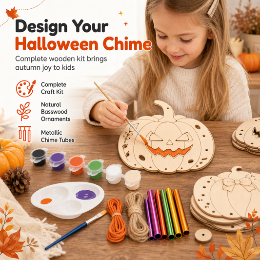 Craft Your Own Pumpkin Instantly! No-Fuss Wood DIY Kit