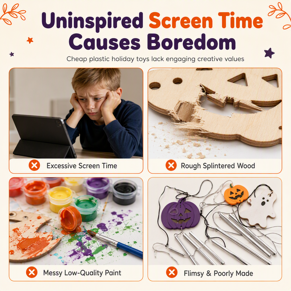 Craft Your Own Pumpkin Instantly! No-Fuss Wood DIY Kit