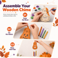 Craft Your Own Pumpkin Instantly! No-Fuss Wood DIY Kit