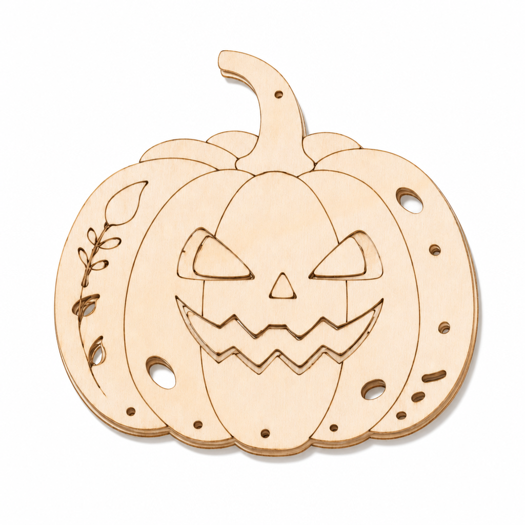 Craft Your Own Pumpkin Instantly! No-Fuss Wood DIY Kit
