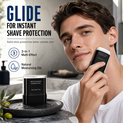 Shave Smooth Instantly! No-Burn 3-in-1 Shaving Stick