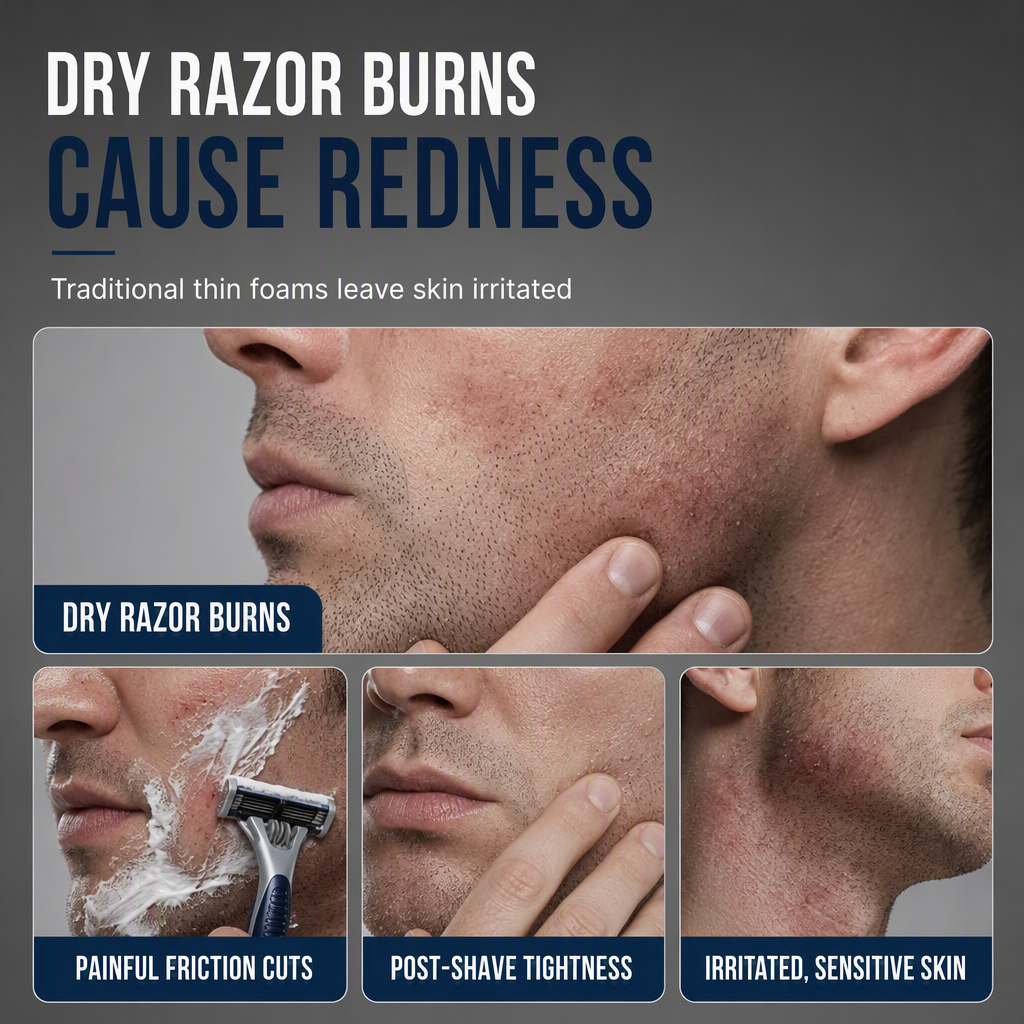Shave Smooth Instantly! No-Burn 3-in-1 Shaving Stick